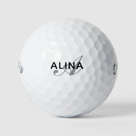Create Your Own Personalized Name Monogram Golfball