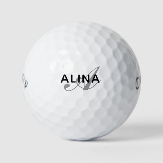 Create Your Own Personalized Name Monogram Golfball (Vorderseite)