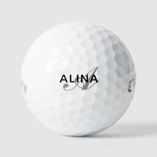 Create Your Own Personalized Name Monogram Golfball (Vorderseite)