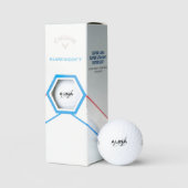 Create Your Own Personalized Name Monogram Golfball (Verpackung)