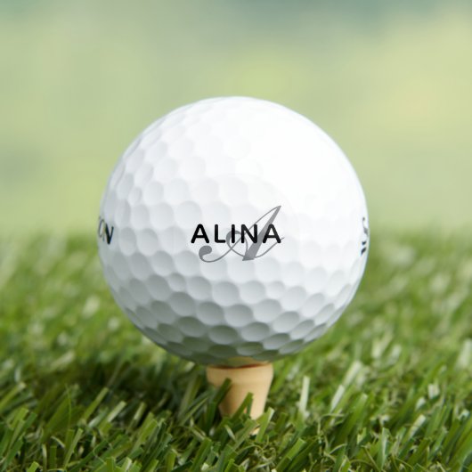 Create Your Own Personalized Name Monogram Golfball (Insitu T-Shirt)
