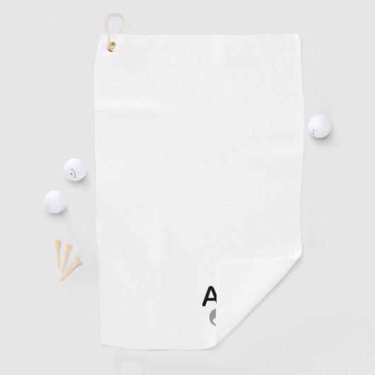 Create Your Own Personalized Name Monogram Golfhandtuch (Insitu)
