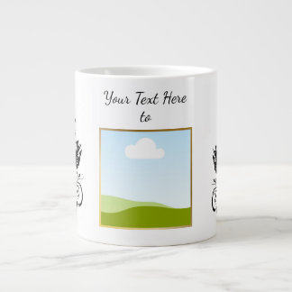 Create Your Own personalized Template Text Jumbo-Tasse