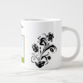 Create Your Own personalized Template Text Jumbo-Tasse (Rechts)