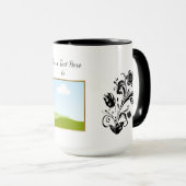 Create Your Own personalized Template Text Tasse (VorderseiteRechts)