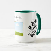 Create Your Own personalized Template Text Tasse (VorderseiteRechts)