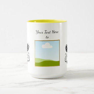Create Your Own personalized Template Text Tasse