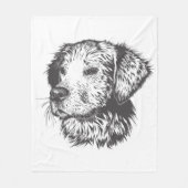 Create Your Own Pet Dog Customized Fleecedecke (Vorderseite)