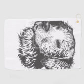Create Your Own Pet Dog Customized Golfhandtuch (Horizontal)