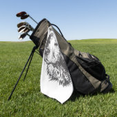 Create Your Own Pet Dog Customized Golfhandtuch (Gras)