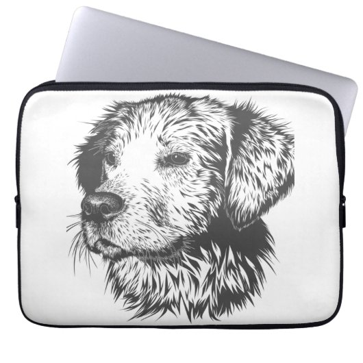 Create Your Own Pet Dog Customized Laptopschutzhülle (Vorderseite)