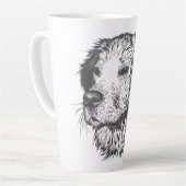 Create Your Own Pet Dog Customized Milchtasse (Linke Ecke)