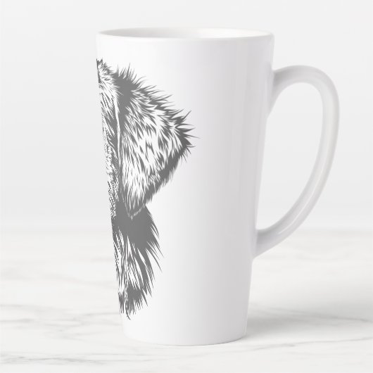 Create Your Own Pet Dog Customized Milchtasse (Rechts)