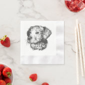 Create Your Own Pet Dog Customized Serviette (Beispiel)