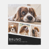 Create Your Own Pet Photo Fleecedecke (Vorderseite)