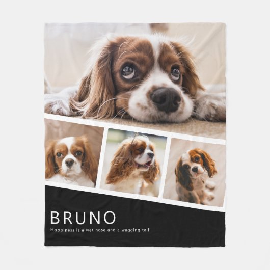 Create Your Own Pet Photo Fleecedecke (Vorderseite)
