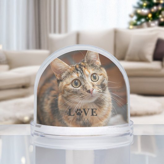 Create Your Own - Pet Photo Personalized Schneekugeln