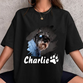 create your own pet shirt idea here custom photo