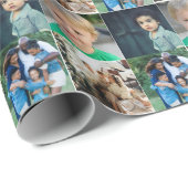 Create Your Own Photo Collage Geschenkpapier (Rolleneckpunkt)