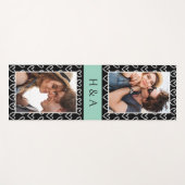 Create Your Own Photo Collage Monogram Yogamatte (Vorderseite (Horizontal))