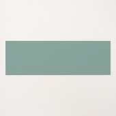 Create Your Own Photo Collage Sage Green Monogram  Yogamatte (Rückseite (Horizontal))