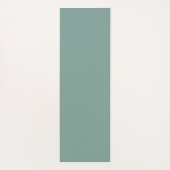 Create Your Own Photo Collage Sage Green Monogram  Yogamatte (Rückseite)