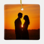 Create your own photo couple keramikornament (Vorderseite)