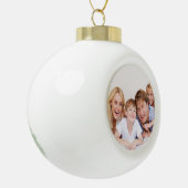 Create Your Own Photo Custom Pic DIY Keramik Kugel-Ornament (Links)