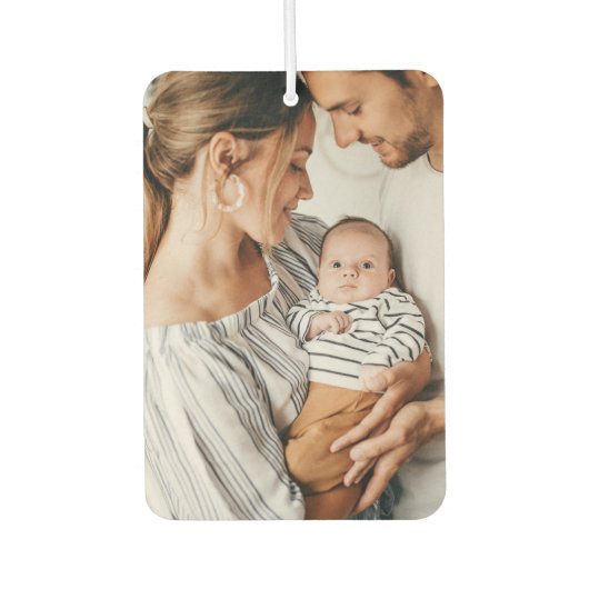 Create Your Own Photo Custom Pic Double Sided Autolufterfrischer (Vorderseite)