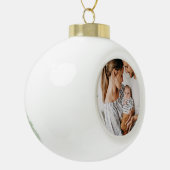 Create Your Own Photo Custom Pic Double Sided Keramik Kugel-Ornament (Links)