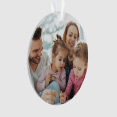 Create Your Own Photo Custom Pic Double Sided Ornament (Vorderseite)