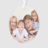 Create Your Own Photo Custom Pic Double Sided Ornament (Vorderseite)