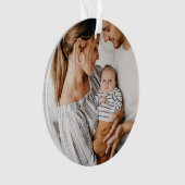 Create Your Own Photo Custom Pic Double Sided Ornament (Vorderseite)
