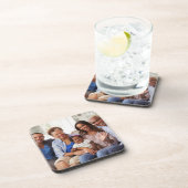Create Your Own Photo Custom Pic Two Photo 2 Sided Getränkeuntersetzer (Rechte Seite)