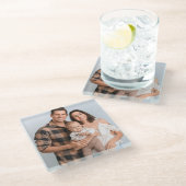 Create Your Own Photo Custom Picture DIY  Glasuntersetzer (Schrägansicht)