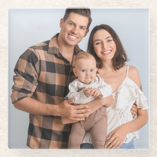 Create Your Own Photo Custom Picture DIY  Glasuntersetzer (Vorderseite)