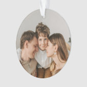 Create Your Own Photo Custom Picture DIY  Ornament (Vorderseite)
