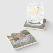 Create Your Own Photo Custom Picture DIY Steinuntersetzer (Seitenansicht)