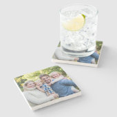 Create Your Own Photo Custom Picture DIY Steinuntersetzer (Seitenansicht)