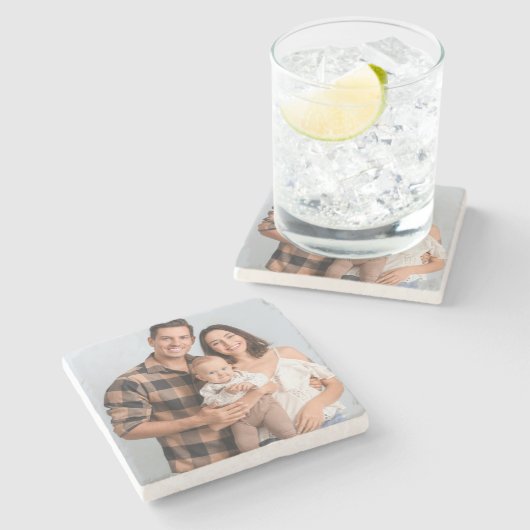 Create Your Own Photo Custom Picture DIY  Steinuntersetzer (Seitenansicht)