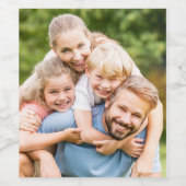 Create Your Own Photo Custom Picture DIY Weinetikett (Einzelnes Label)