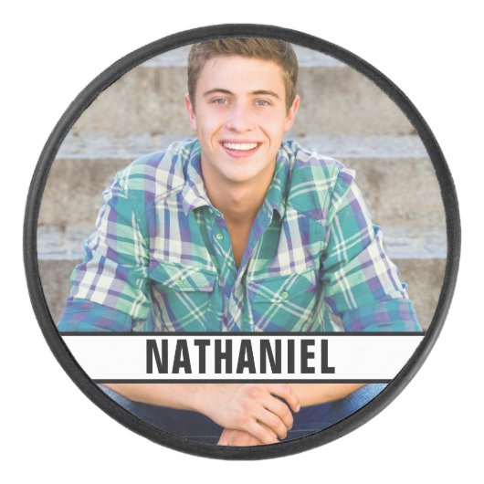 Create your Own Photo Eishockey Puck (Vorderseite)