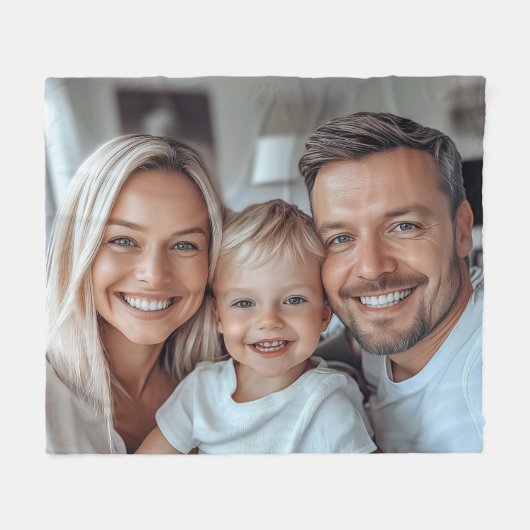Create Your Own Photo Fleecedecke (Vorderseite (Horizontal))