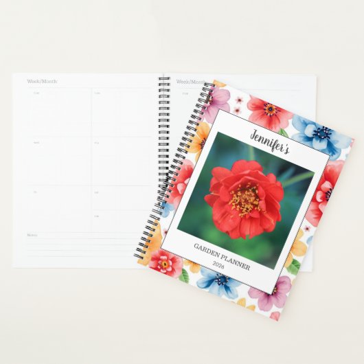Create your own photo floral pattern garden planer (Anzeige)