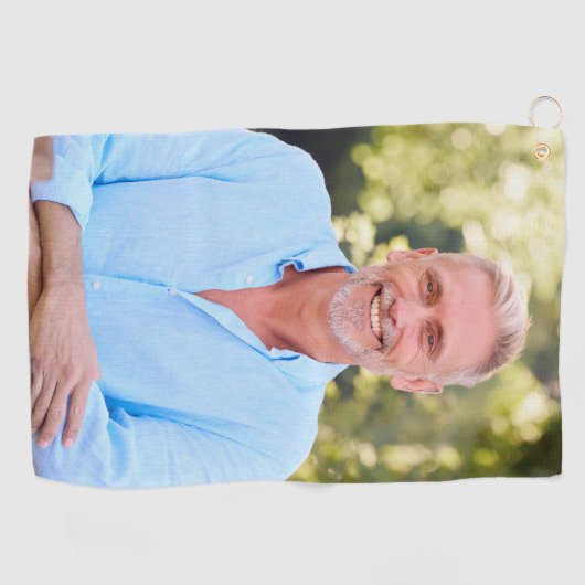Create your Own Photo Golfhandtuch (Horizontal)