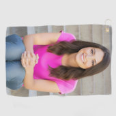 Create your Own Photo Golfhandtuch (Horizontal)