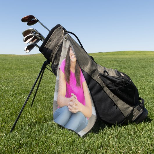 Create your Own Photo Golfhandtuch (Gras)