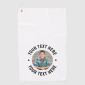 Create your Own Photo Golfhandtuch (Vorderseite)