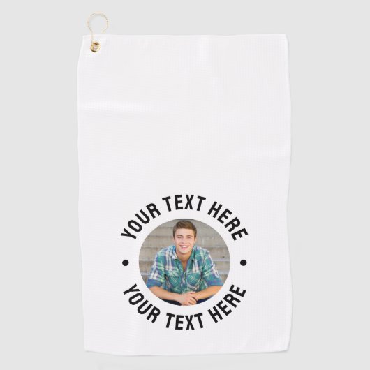 Create your Own Photo Golfhandtuch (Vorderseite)