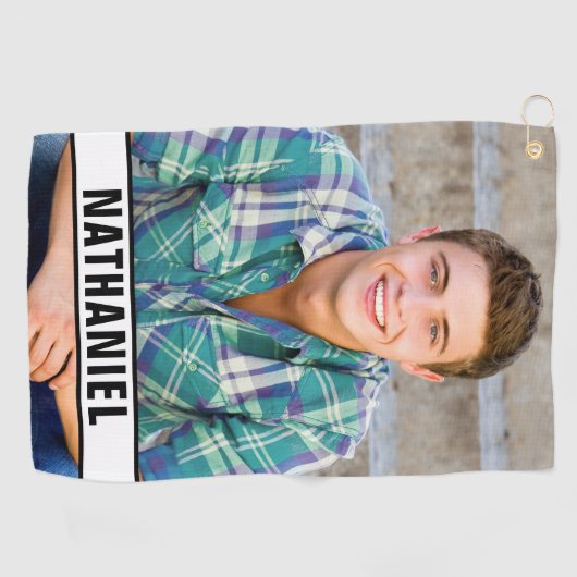 Create your Own Photo Golfhandtuch (Horizontal)